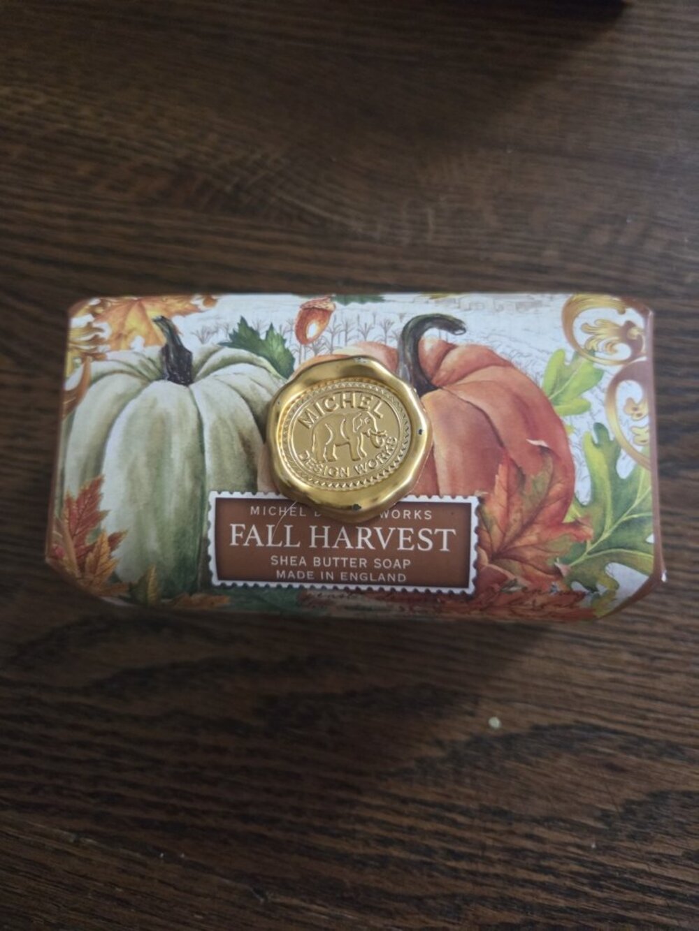 Michel Design Works Fall Harvest Autumn 8.7oz  Large Shea Butter Soap Bar